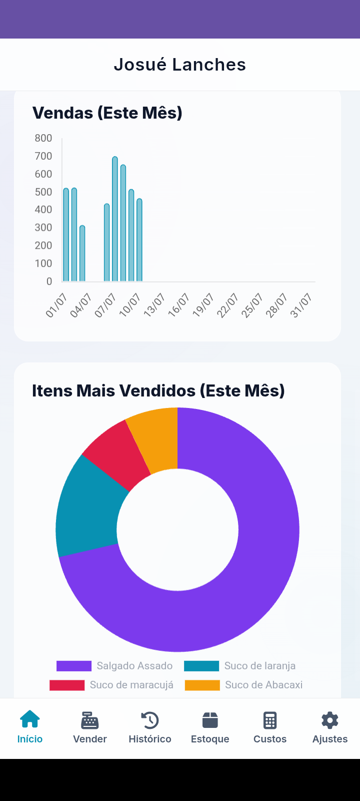Print do app enviado por usuário
